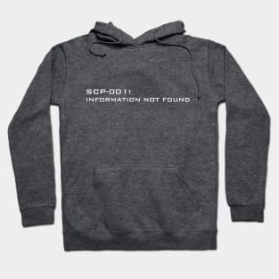 SCP-001: information not found Hoodie